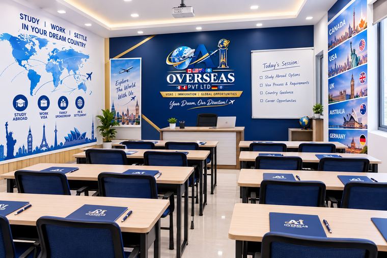Training classroom at AI Overseas