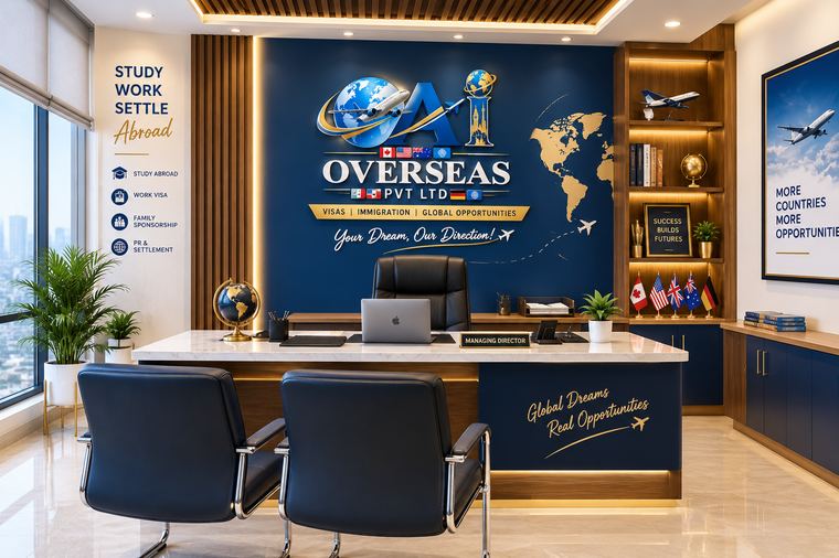 Managing Director cabin at AI Overseas